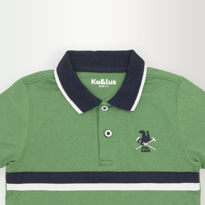 Playera polo LINE manga corta juvenil