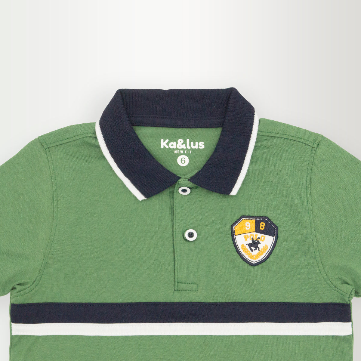 Playera polo LINE manga corta infantil