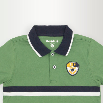 Playera polo LINE manga corta infantil