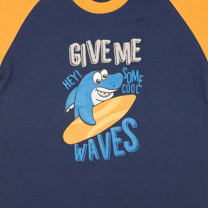 Playera Cuello Redondo Waves Infantil