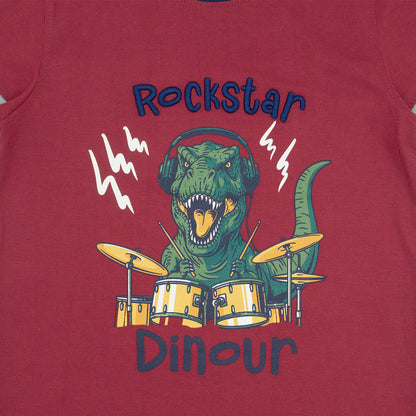 Playera Cuello Redondo Dino