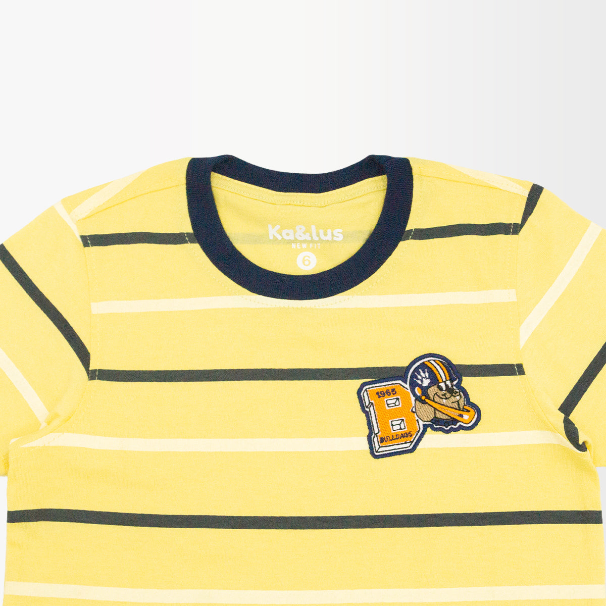 Playera Cuello Redondo Rayas Infantil
