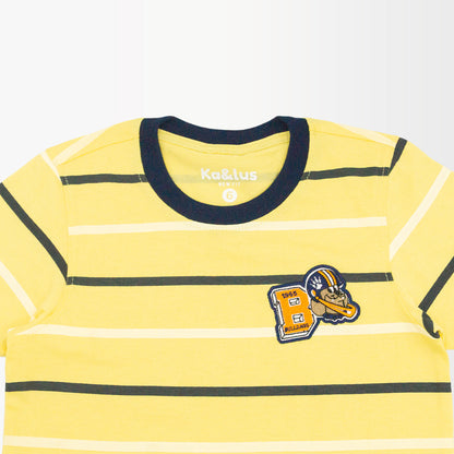 Playera Cuello Redondo Rayas Infantil