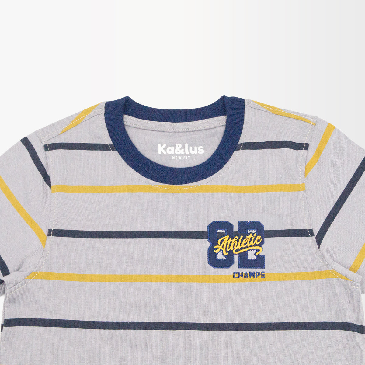 Playera Cuello Redondo Rayas Juvenil