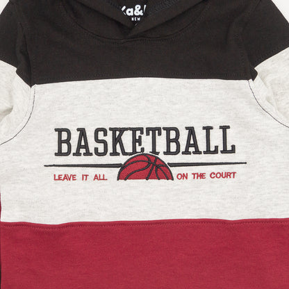 Playera con Gorro Infantil BASKETBALL