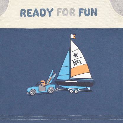 Playera Cuello Redondo BEACH Infantil