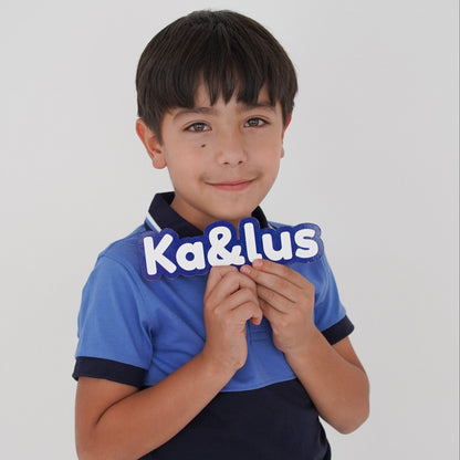 Playera polo COMBINADO infantil para niño