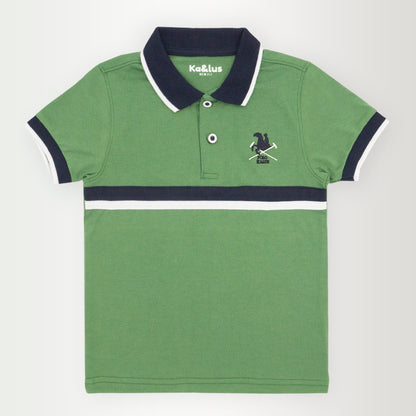 Playera polo LINE manga corta juvenil