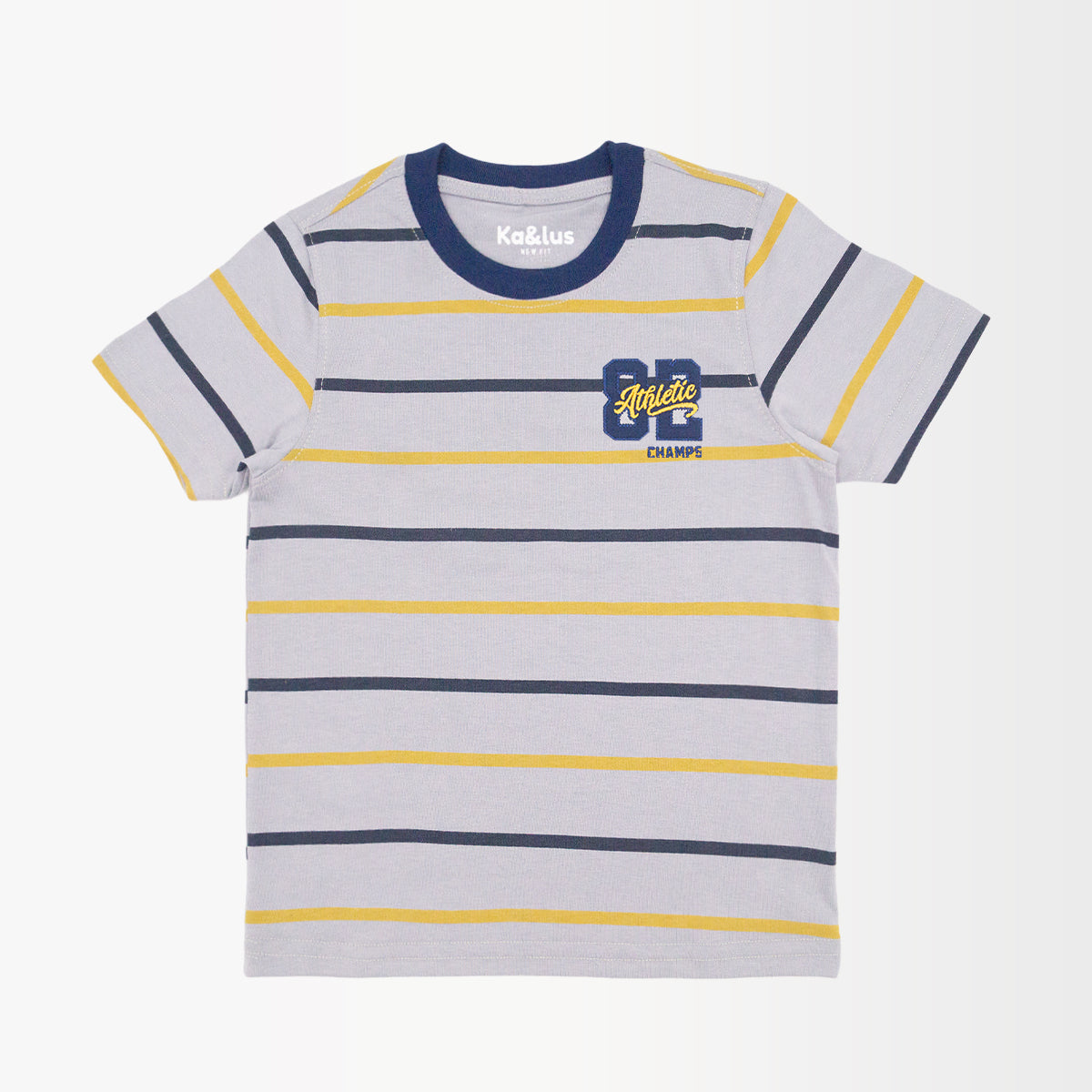 Playera Cuello Redondo Rayas Juvenil