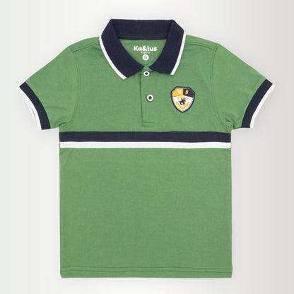 Playera polo LINE manga corta infantil