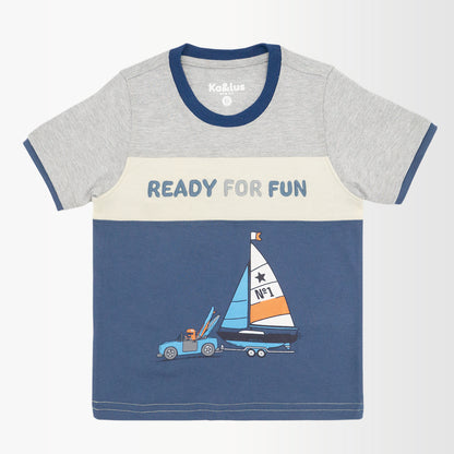 Playera Cuello Redondo BEACH Infantil