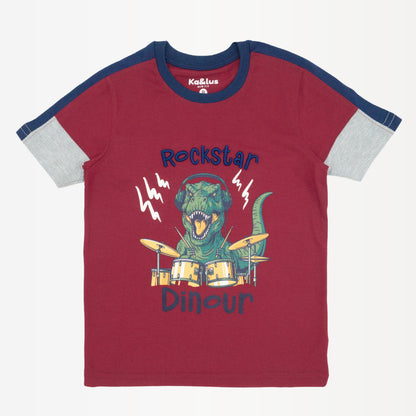 Playera Cuello Redondo Dino