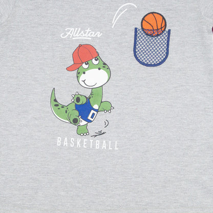 Playera Cuello Redondo Dino