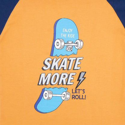 Playera Cuello Redondo Skate Juvenil