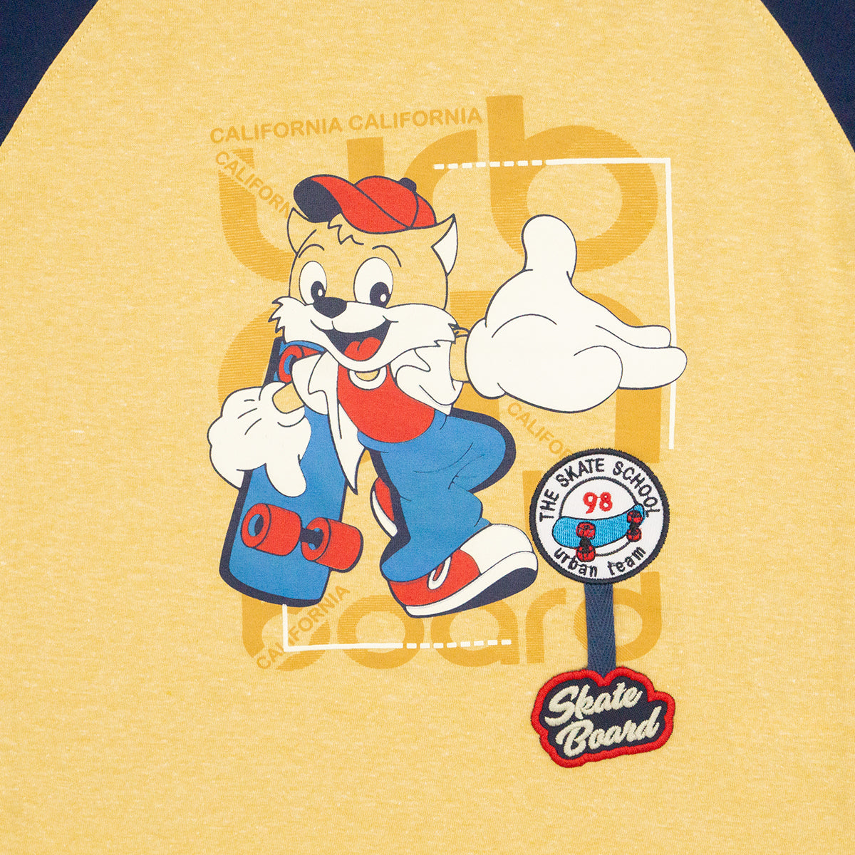 Playera redondo CARTOON infantil manga corta Kalus