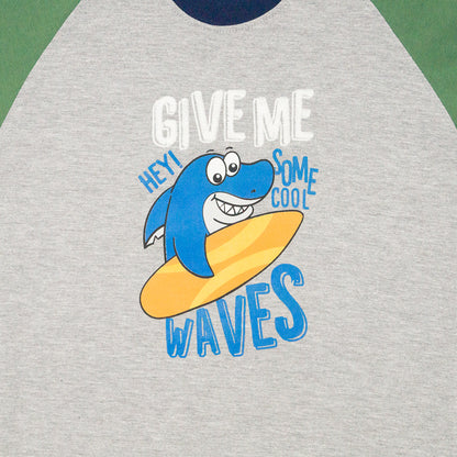 Playera Cuello Redondo Waves Infantil