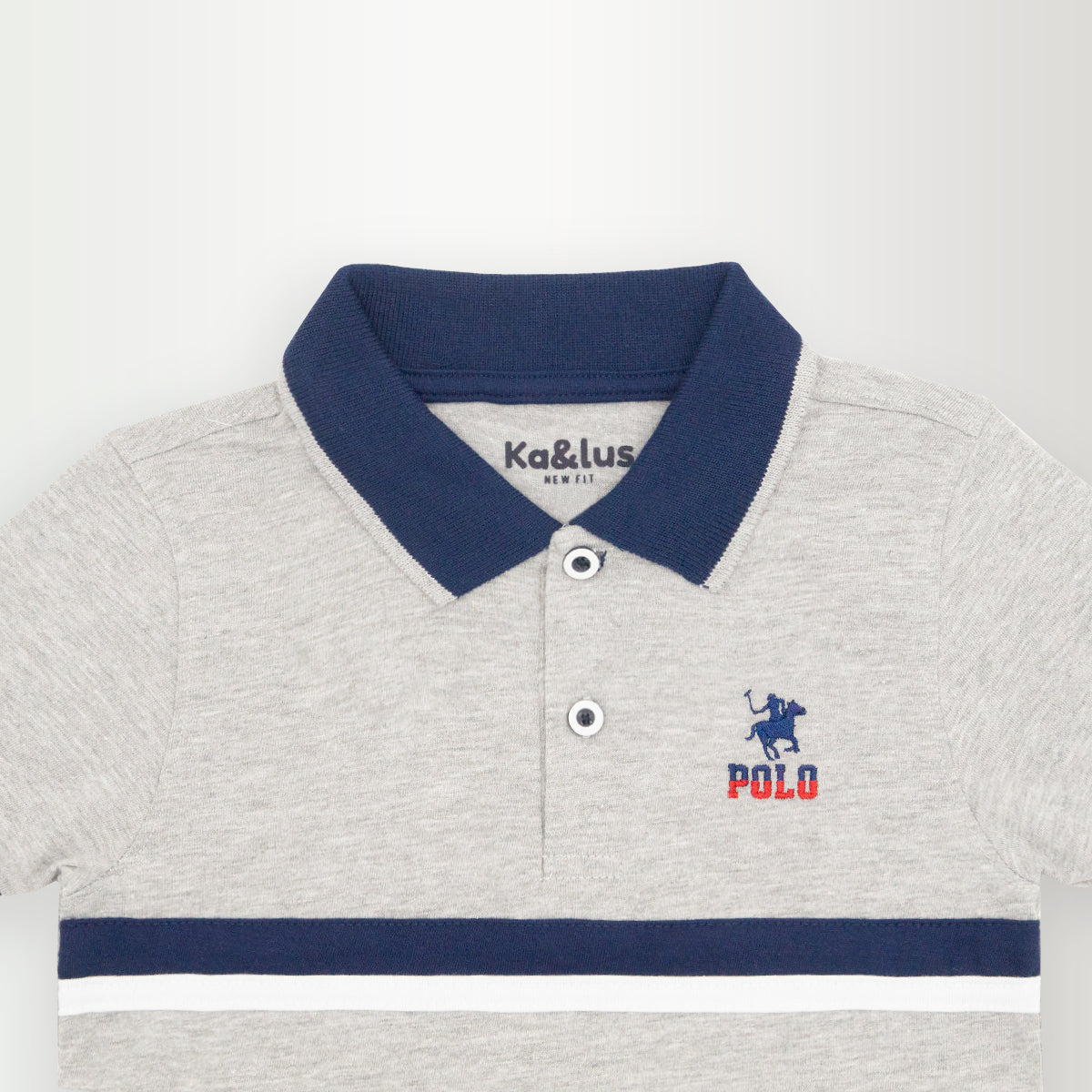 Playera polo LINE manga corta juvenil