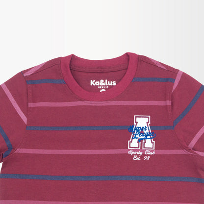Playera Cuello Redondo Rayas Juvenil