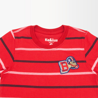 Playera Cuello Redondo Rayas Infantil