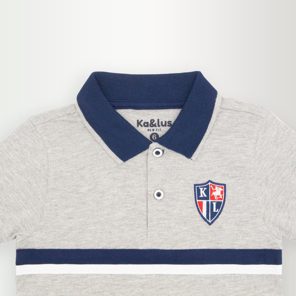 Playera polo LINE manga corta infantil