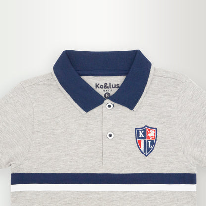 Playera polo LINE manga corta infantil
