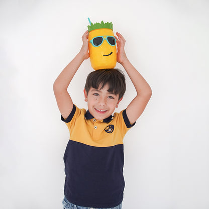 Playera polo COMBINADO para niño juvenil