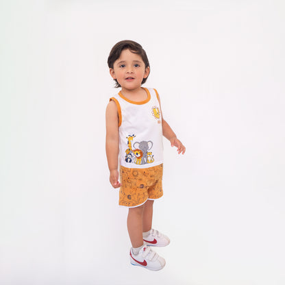 Conjunto Bebe Full Print Safari