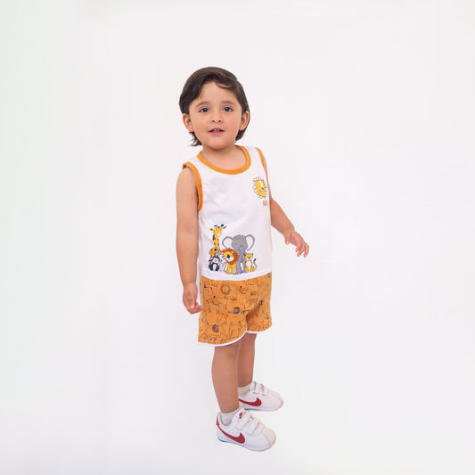 Conjunto Bebe Full Print Safari