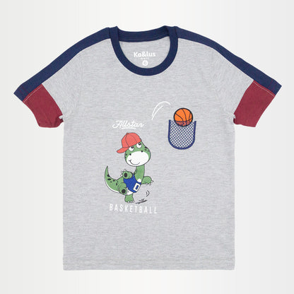 Playera Cuello Redondo Dino
