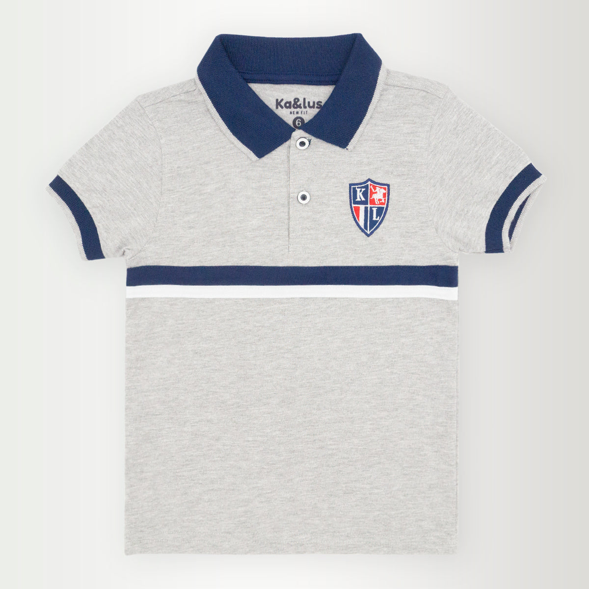 Playera polo LINE manga corta infantil