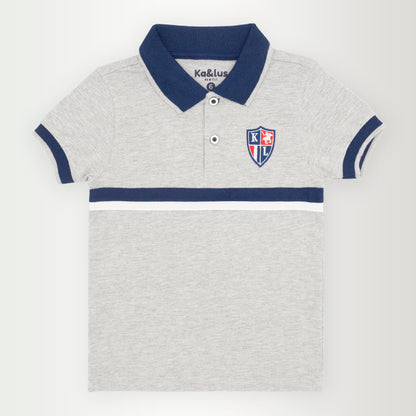 Playera polo LINE manga corta infantil