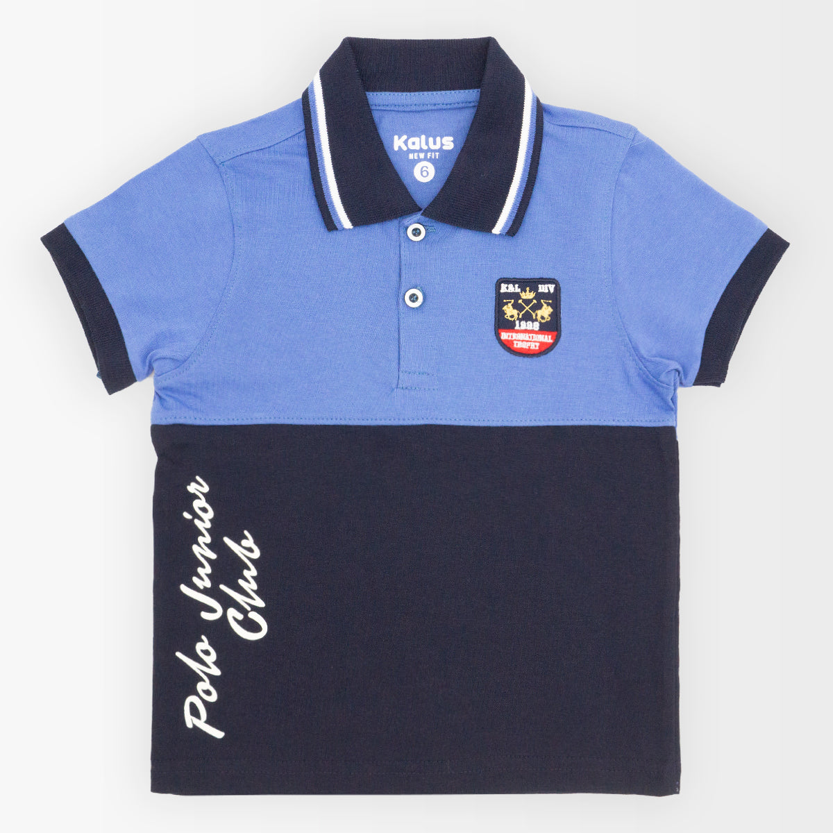 Playera polo COMBINADO infantil para niño