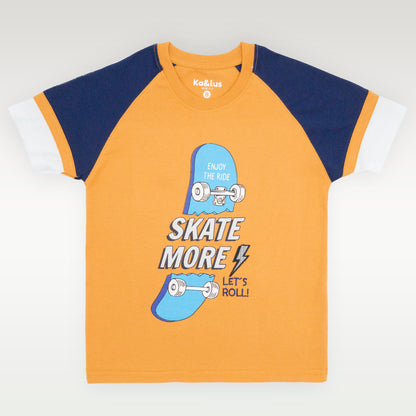 Playera Cuello Redondo Skate Juvenil