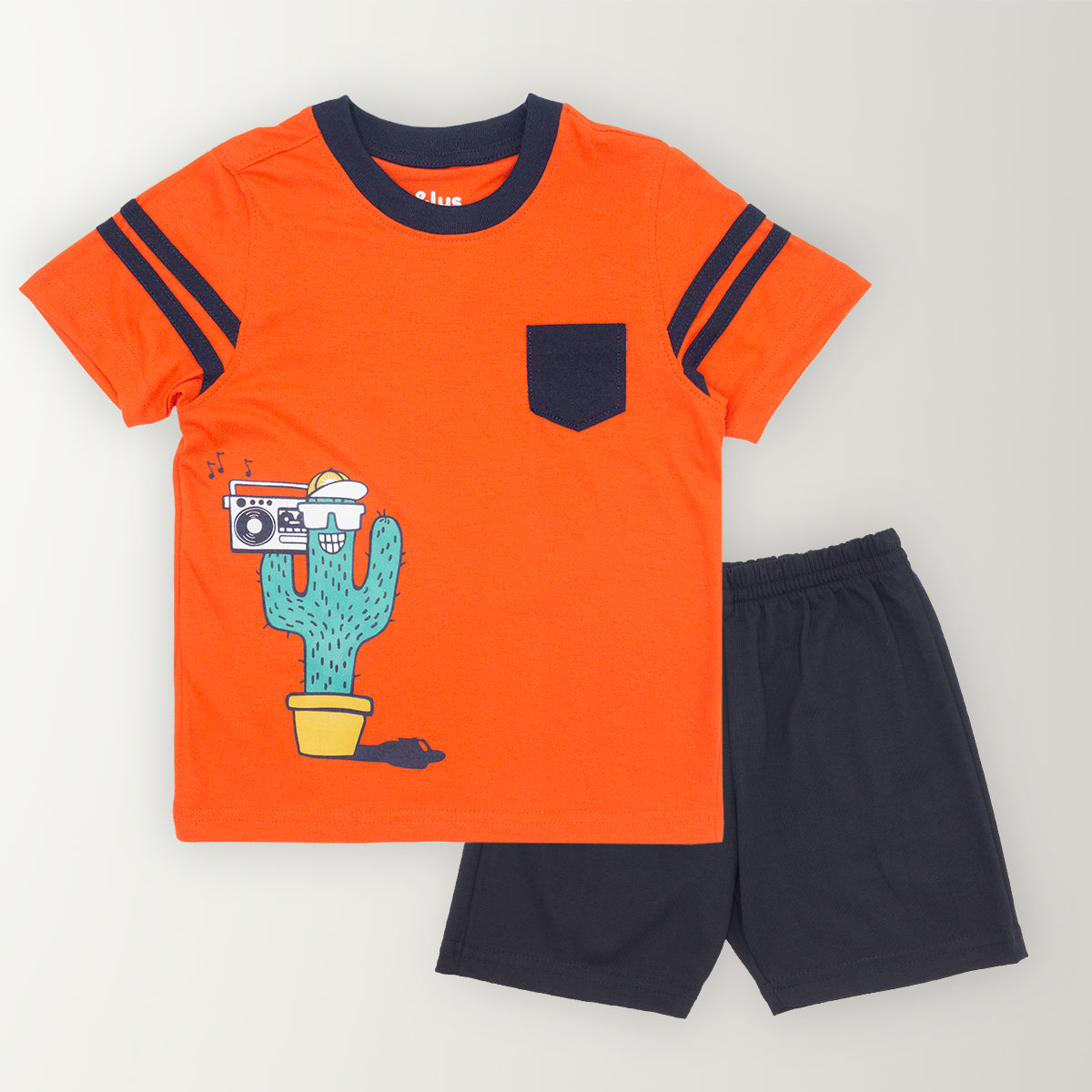 Conjunto BEACH infantil playera + short a combinación