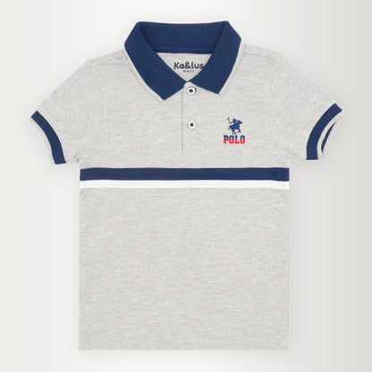 Playera polo LINE manga corta juvenil