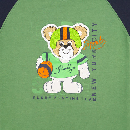 Playera redondo CARTOON infantil manga corta Kalus