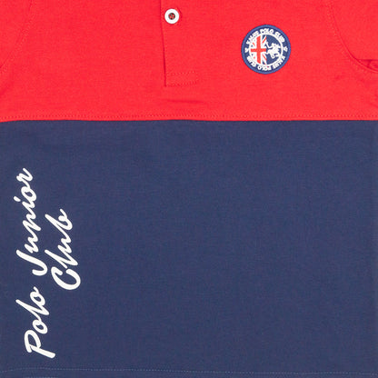 Playera polo COMBINADO infantil para niño