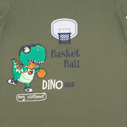 Playera Cuello Redondo Dino