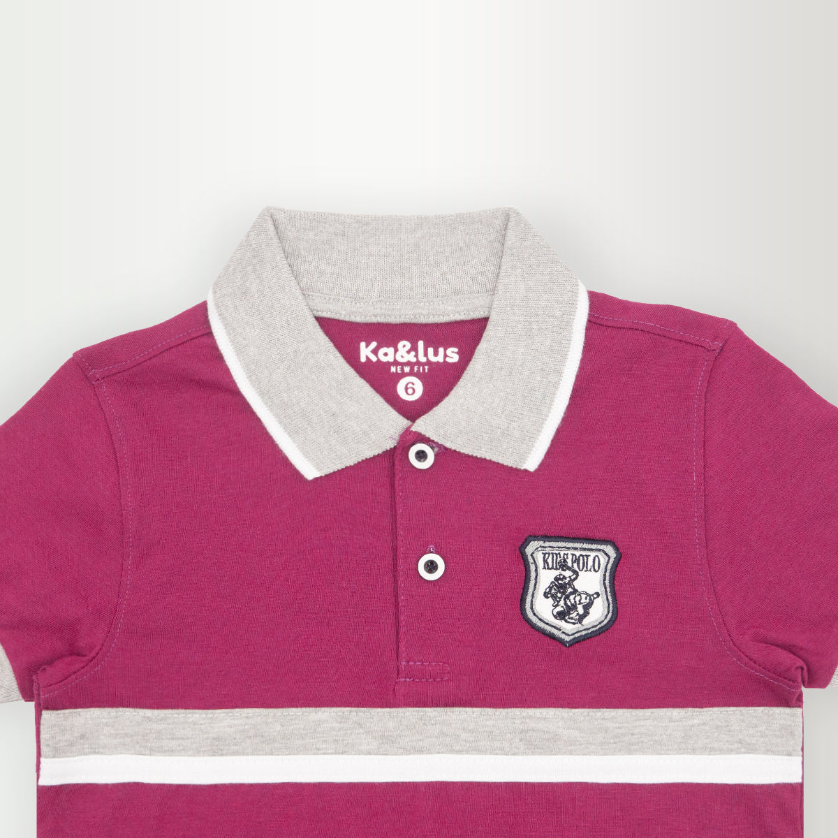 Playera polo LINE manga corta infantil