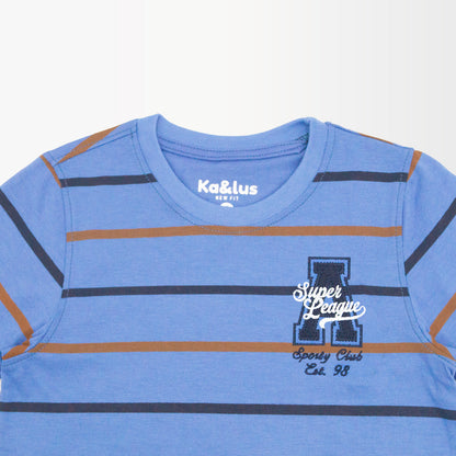 Playera Cuello Redondo Rayas Juvenil