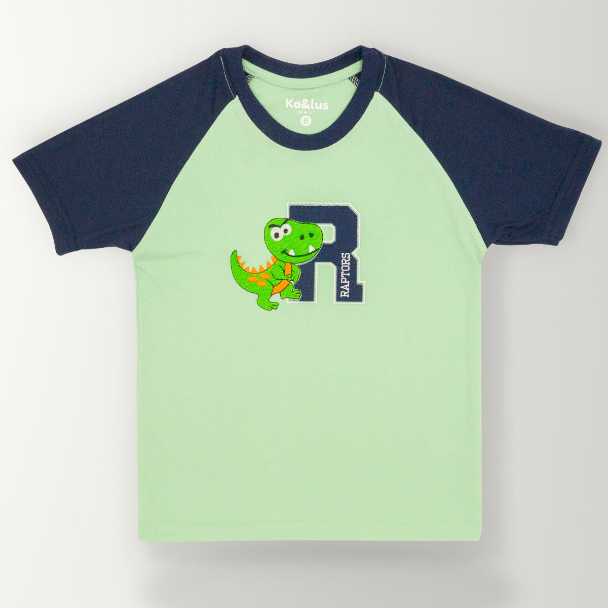Playera redondo RAPTOR manga corta para niño infantil