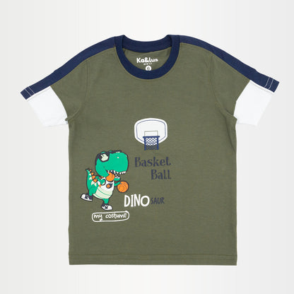 Playera Cuello Redondo Dino