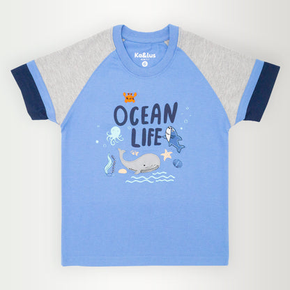 Playera Cuello Redondo Waves Infantil