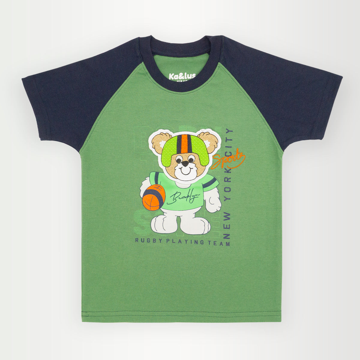 Playera redondo CARTOON infantil manga corta Kalus