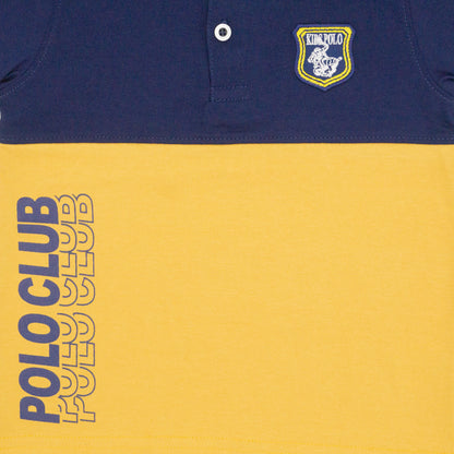 Playera polo COMBINADO infantil para niño