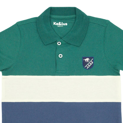 Playera Pique Bloques Juvenil