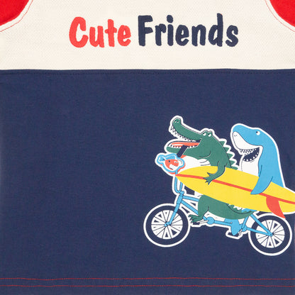 Playera Cuello Redondo BEACH Infantil