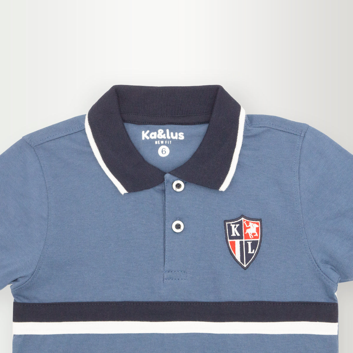 Playera polo LINE manga corta infantil