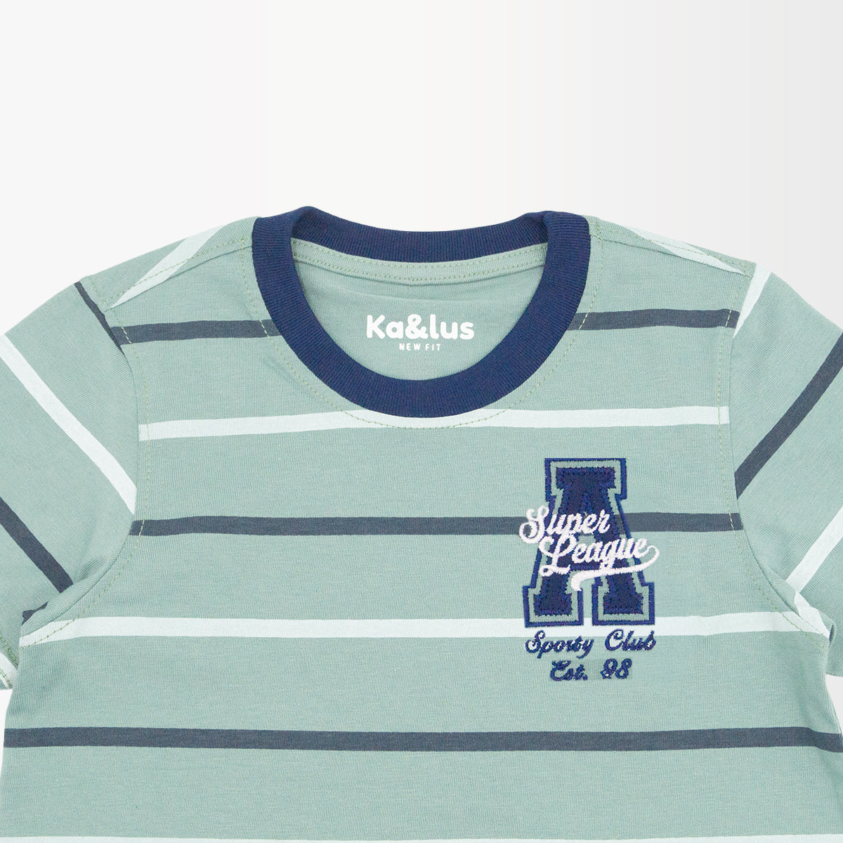 Playera Cuello Redondo Rayas Juvenil