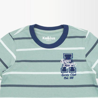 Playera Cuello Redondo Rayas Juvenil